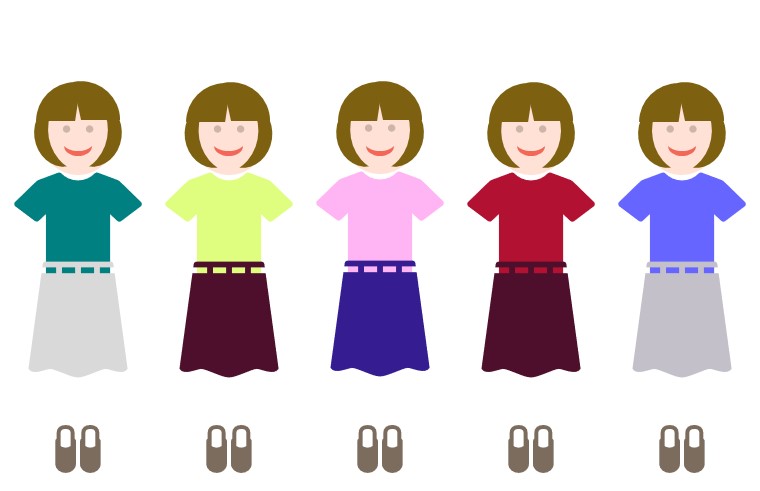 スプリングがブルべの服着てる画像2